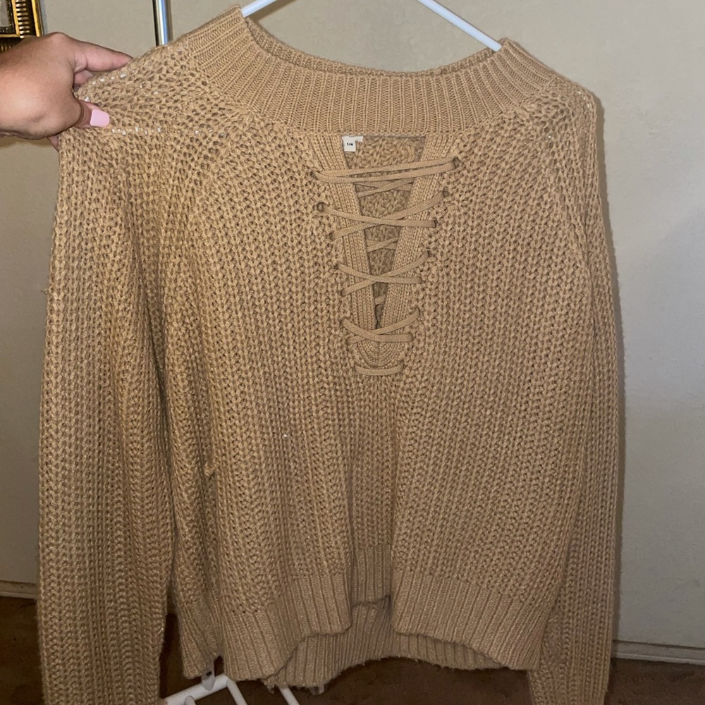 Brown sweater
